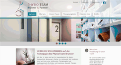 Desktop Screenshot of physioteam-brunner.de